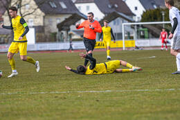 28.03.2026, Mindelheim (Deutschland): Spiel der Kreisliga Allgäu Nord zwischen dem TSV Mindelheim und dem FSV Lamerdingen im Julius-Strohmayer-Stadion.