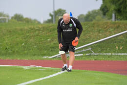 15.07.2026, Bad Wörishofen, Deutschland, 2. Bundesliga, Saison 2026/2027, Der SpVgg Greuther Fürth startet mit der ersten Trainingseinheit in sein Sommertrainingslager in Bad Wörishofen (Unterallgäu). Der Verein bereitet sich dort auf die Saison 2026/2027 vor. Cheftrainer Heiko Vogel (SpVgg Greuther Fürth)