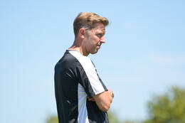 24.07.2026, Bad Wörishofen, Deutschland. 2. Bundesliga: Der SV Darmstadt 98 absolviert das Abschlusstraining im Sommertrainingslager vor dem Testspiel. Cheftrainer Florian Kohfeldt (SV Darmstadt 98)