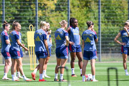 19.08.2026, München, Deutschland. Google Pixel Frauen-Bundesliga: Die FC Bayern Frauen absolvieren auf dem FC Bayern Campus eine Trainingseinheit vor dem Bundesliga-Saisonauftakt gegen den 1. FC Union Berlin. Übersicht