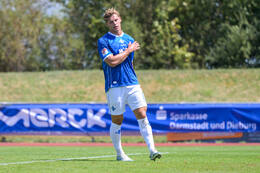 25.07.2026, Bad Wörishofen, Deutschland. Testspiel des SV Darmstadt 98 (2. Bundesliga) gegen die SG Sonnenhof Großaspach (3. Liga). Fynn Lakenmacher (SV Darmstadt 98)