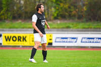 17.10.2026, Mindelheim, Bayern, Deutschland. A-Klasse Allgäu 3: TSV Mindelheim II gegen SV Oberegg II. Spielort: Julius-Strohmayer-Stadion. Leon Graf (TSV Mindelheim) nachdenklich, ernst, fokussiert