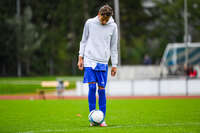 11.10.2026, Bad Wörishofen, Bayern, Deutschland. U19 (A-Jun.) Kreisklasse Allgäu – Nord: FC Bad Wörishofen U19 gegen JFG Wertachtal U19. Spielort: Stadion Unteres Hart. Saison 2026/2027. Volkan Serif (FC Bad Wörishofen) nachdenklich, ernst, fokussiert