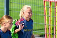19.08.2026, München, Deutschland. Google Pixel Frauen-Bundesliga: Die FC Bayern Frauen absolvieren auf dem FC Bayern Campus eine Trainingseinheit vor dem Bundesliga-Saisonauftakt gegen den 1. FC Union Berlin. Pernille Harder (FC Bayern Frauen)