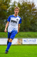 11.10.2026, Bad Wörishofen, Bayern, Deutschland. U19 (A-Jun.) Kreisklasse Allgäu – Nord: FC Bad Wörishofen U19 gegen JFG Wertachtal U19. Spielort: Stadion Unteres Hart. Saison 2026/2027. Niklas Lichtenberg (FC Bad Wörishofen) beim Jubel, jubelnd, feiernd