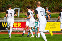 03.10.2026, Mindelheim, Deutschland. Kreisliga Allgäu Nord: TSV Mindelheim gegen (SG) Sontheim/Westerheim. Spielort: Julius-Strohmayer Stadion. Sebastian Müller (TSV Mindelheim) beim Jubel, jubelnd, feiernd
