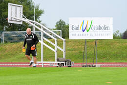 15.07.2026, Bad Wörishofen, Deutschland, 2. Bundesliga, Saison 2026/2027, Der SpVgg Greuther Fürth startet mit der ersten Trainingseinheit in sein Sommertrainingslager in Bad Wörishofen (Unterallgäu). Der Verein bereitet sich dort auf die Saison 2026/2027 vor. Cheftrainer Heiko Vogel (SpVgg Greuther Fürth)