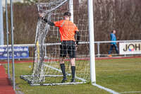 28.03.2026, Mindelheim (Deutschland): Spiel der Kreisliga Allgäu Nord zwischen dem TSV Mindelheim und dem FSV Lamerdingen im Julius-Strohmayer-Stadion.