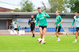 15.07.2026, Bad Wörishofen, Deutschland, 2. Bundesliga, Saison 2026/2027, Der SpVgg Greuther Fürth startet mit der ersten Trainingseinheit in sein Sommertrainingslager in Bad Wörishofen (Unterallgäu). Der Verein bereitet sich dort auf die Saison 2026/2027 vor. Felix Higl (SpVgg Greuther Fürth)