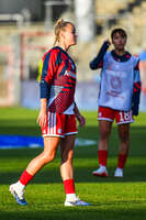 22.09.2026, Unterhaching, Deutschland. UEFA Women's Champions League, 1. Spieltag der Ligaphase: FC Bayern München Frauen gegen Manchester City. UWCL-Auftakt der FC Bayern Frauen und erstes UWCL-Pflichtspiel im neuen Zuhause Sportpark Unterhaching. Giulia Gwinn (FC Bayern Frauen)