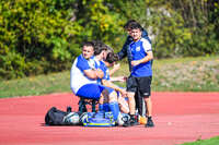 04.10.2026, Bad Wörishofen, Deutschland. U19 (A-Jun.) Kreisklasse Allgäu - Nord: FC Bad Wörishofen U19 gegen SG Unterrieden U19. Spielort: Stadion Am Unteren Hart. Bahtiar Koktas (Trainer, FC Bad Wörishofen) nachdenklich, ernst, fokussiert