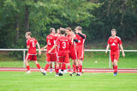 17.10.2026, Mindelheim, Bayern, Deutschland. Kreisliga Allgäu Nord: TSV Mindelheim gegen SV Oberegg. Spielort: Julius-Strohmayer-Stadion. (Oberegg) beim Jubel, jubelnd, feiernd