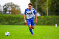 11.10.2026, Bad Wörishofen, Bayern, Deutschland. U19 (A-Jun.) Kreisklasse Allgäu – Nord: FC Bad Wörishofen U19 gegen JFG Wertachtal U19. Spielort: Stadion Unteres Hart. Saison 2026/2027. Julian Bleyer (FC Bad Wörishofen) beim Laufen, im Sprint, in einer Laufszene