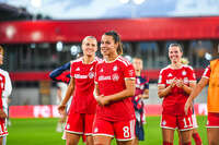 31.08.2026, München, Deutschland. Google Pixel Frauen-Bundesliga: FC Bayern München Frauen gegen 1. FSV Mainz 05 Frauen am FC Bayern Campus. Erstes Heimspiel des FC Bayern München in der Saison 2026/27. Lena Oberdorf (FC Bayern Frauen)