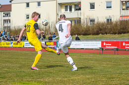 28.03.2026, Mindelheim (Deutschland): Spiel der Kreisliga Allgäu Nord zwischen dem TSV Mindelheim und dem FSV Lamerdingen im Julius-Strohmayer-Stadion.