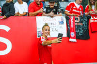 06.09.2026, München, Deutschland. Google Pixel Frauen-Bundesliga: FC Bayern München Frauen gegen SC Freiburg Frauen am FC Bayern Campus. Giulia Gwinn (FC Bayern Frauen)