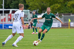 18.07.2026, Mindelheim, Deutschland. Testspiel zwischen dem FC Zürich und der SpVgg Greuther Fürth im Rahmen der Saisonvorbereitung 2026/2027. Ilan Sauter (FC Zürich), Dennis Srbeny (SpVgg Greuther Fürth)