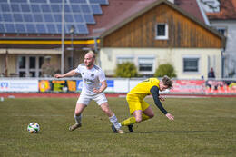 28.03.2026, Mindelheim (Deutschland): Spiel der Kreisliga Allgäu Nord zwischen dem TSV Mindelheim und dem FSV Lamerdingen im Julius-Strohmayer-Stadion.