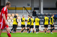 17.10.2026, Mindelheim, Bayern, Deutschland. Kreisliga Allgäu Nord: TSV Mindelheim gegen SV Oberegg. Spielort: Julius-Strohmayer-Stadion. Mindelheim beim Jubel, jubelnd, feiernd