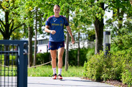 19.08.2026, München, Deutschland. Google Pixel Frauen-Bundesliga: Die FC Bayern Frauen absolvieren auf dem FC Bayern Campus eine Trainingseinheit vor dem Bundesliga-Saisonauftakt gegen den 1. FC Union Berlin. Klara Bühl (FC Bayern Frauen)