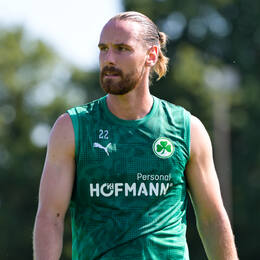 16.07.2026, Bad Wörishofen, Deutschland, 2. Bundesliga, Saison 2026/2027, Der SpVgg Greuther Fürth startet mit der zweiten Trainingseinheit in sein Sommertrainingslager in Bad Wörishofen (Unterallgäu). Der Verein bereitet sich dort auf die Saison 2026/2027 vor. Jannis Heuer (SpVgg Greuther Fürth)