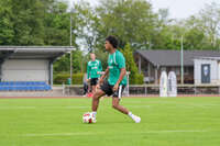 15.07.2026, Bad Wörishofen, Deutschland, 2. Bundesliga, Saison 2026/2027, Der SpVgg Greuther Fürth startet mit der ersten Trainingseinheit in sein Sommertrainingslager in Bad Wörishofen (Unterallgäu). Der Verein bereitet sich dort auf die Saison 2026/2027 vor. David Abrangao (SpVgg Greuther Fürth)
