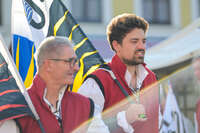27.06.2026, Mindelheim: Am zweiten Tag des Frundsbergfests 2026 verwandelt sich die Mindelheimer Altstadt erneut in eine mittelalterliche Kulisse. Tausende Mitwirkende in historischen Gewändern prägen das traditionsreiche Fest, das zu den größten historischen Stadtfesten Deutschlands zählt.