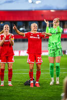 31.08.2026, München, Deutschland. Google Pixel Frauen-Bundesliga: FC Bayern München Frauen gegen 1. FSV Mainz 05 Frauen am FC Bayern Campus. Erstes Heimspiel des FC Bayern München in der Saison 2026/27. Pernille Harder (FC Bayern Frauen)
