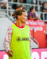 31.08.2026, München, Deutschland. Google Pixel Frauen-Bundesliga: FC Bayern München Frauen gegen 1. FSV Mainz 05 Frauen am FC Bayern Campus. Erstes Heimspiel des FC Bayern München in der Saison 2026/27. Nadine Anstatt (Mainz 05 Frauen)
