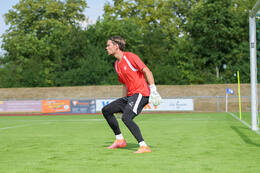 29.06.2026, Bad Wörishofen, Deutschland, Swiss Football League, SFL 2026/2027, Der FC Vaduz startet mit der ersten Trainingseinheit in sein Sommertrainingslager in Bad Wörishofen (Unterallgäu). Der Verein bereitet sich dort auf die Saison 2026/2027 vor. Leon Schaffran (FC Vaduz)