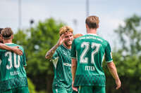 18.07.2026, Mindelheim, Deutschland. Testspiel zwischen dem FC Zürich und der SpVgg Greuther Fürth im Rahmen der Saisonvorbereitung 2026/2027. Ole Pohlmann (SpVgg Greuther Fürth) jubeln.