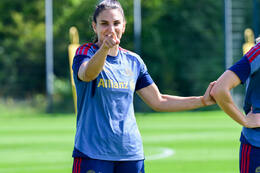 19.08.2026, München, Deutschland. Google Pixel Frauen-Bundesliga: Die FC Bayern Frauen absolvieren auf dem FC Bayern Campus eine Trainingseinheit vor dem Bundesliga-Saisonauftakt gegen den 1. FC Union Berlin. Jovana Damnjanovic (FC Bayern Frauen)