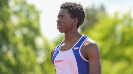 Mindelheim, Deutschland - 09.05.2026: Wettkampf bei der Internationalen Bodensee-Leichtathletik (IBL) 2026 im Julius-Stromayer-Stadion.