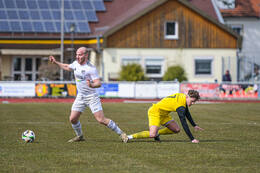 28.03.2026, Mindelheim (Deutschland): Spiel der Kreisliga Allgäu Nord zwischen dem TSV Mindelheim und dem FSV Lamerdingen im Julius-Strohmayer-Stadion.