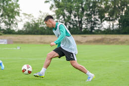 15.07.2026, Bad Wörishofen, Deutschland, 2. Bundesliga, Saison 2026/2027, Der SpVgg Greuther Fürth startet mit der ersten Trainingseinheit in sein Sommertrainingslager in Bad Wörishofen (Unterallgäu). Der Verein bereitet sich dort auf die Saison 2026/2027 vor. Shinta Appelkamp (SpVgg Greuther Fürth)