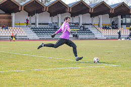 28.03.2026, Mindelheim (Deutschland): Spiel der Kreisliga Allgäu Nord zwischen dem TSV Mindelheim und dem FSV Lamerdingen im Julius-Strohmayer-Stadion.