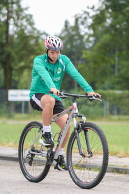 15.07.2026, Bad Wörishofen, Deutschland, 2. Bundesliga, Saison 2026/2027, Der SpVgg Greuther Fürth startet mit der ersten Trainingseinheit in sein Sommertrainingslager in Bad Wörishofen (Unterallgäu). Der Verein bereitet sich dort auf die Saison 2026/2027 vor. Shinta Appelkamp (SpVgg Greuther Fürth)