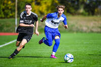 04.10.2026, Bad Wörishofen, Deutschland. U19 (A-Jun.) Kreisklasse Allgäu - Nord: FC Bad Wörishofen U19 gegen SG Unterrieden U19. Spielort: Stadion Am Unteren Hart. Philipp Rötzer (FC Bad Wörishofen) beim Laufen, im Sprint, in einer Laufszene