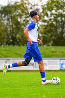 11.10.2026, Bad Wörishofen, Bayern, Deutschland. U19 (A-Jun.) Kreisklasse Allgäu – Nord: FC Bad Wörishofen U19 gegen JFG Wertachtal U19. Spielort: Stadion Unteres Hart. Saison 2026/2027. Faruk Dugonjic (FC Bad Wörishofen) am Ball, mit dem Ball, in einer Spielszene