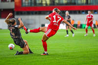 31.08.2026, München, Deutschland. Google Pixel Frauen-Bundesliga: FC Bayern München Frauen gegen 1. FSV Mainz 05 Frauen am FC Bayern Campus. Erstes Heimspiel des FC Bayern München in der Saison 2026/27. Klara Bühl (FC Bayern Frauen)
