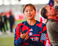 19.09.2026, München, Deutschland. Google Pixel Frauen-Bundesliga: FC Bayern München Frauen gegen 1. FC Köln Frauen am FC Bayern Campus. Momoko Tanikawa (FC Bayern Frauen)
