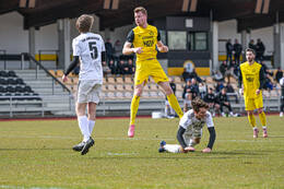 28.03.2026, Mindelheim (Deutschland): Spiel der Kreisliga Allgäu Nord zwischen dem TSV Mindelheim und dem FSV Lamerdingen im Julius-Strohmayer-Stadion.
