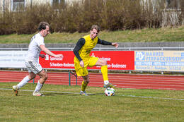 28.03.2026, Mindelheim (Deutschland): Spiel der Kreisliga Allgäu Nord zwischen dem TSV Mindelheim und dem FSV Lamerdingen im Julius-Strohmayer-Stadion.