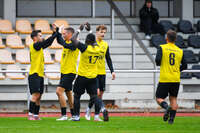 17.10.2026, Mindelheim, Bayern, Deutschland. Kreisliga Allgäu Nord: TSV Mindelheim gegen SV Oberegg. Spielort: Julius-Strohmayer-Stadion. Mindelheim beim Jubel, jubelnd, feiernd