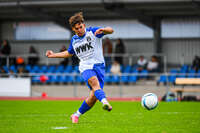 11.10.2026, Bad Wörishofen, Bayern, Deutschland. U19 (A-Jun.) Kreisklasse Allgäu – Nord: FC Bad Wörishofen U19 gegen JFG Wertachtal U19. Spielort: Stadion Unteres Hart. Saison 2026/2027. Fabio Hellwagner (FC Bad Wörishofen) beim Schuss, beim Abschluss, bei der Schussabgabe