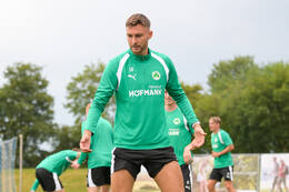 15.07.2026, Bad Wörishofen, Deutschland, 2. Bundesliga, Saison 2026/2027, Der SpVgg Greuther Fürth startet mit der ersten Trainingseinheit in sein Sommertrainingslager in Bad Wörishofen (Unterallgäu). Der Verein bereitet sich dort auf die Saison 2026/2027 vor. Felix Higl (SpVgg Greuther Fürth)