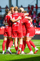 19.09.2026, München, Deutschland. Google Pixel Frauen-Bundesliga: FC Bayern München Frauen gegen 1. FC Köln Frauen am FC Bayern Campus. Bayern jubelt.