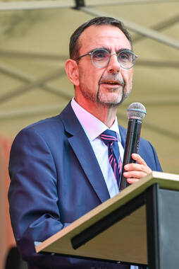 01.08.2026 – Bad Wörishofen, Deutschland: Das Roséweinfest im Hotel Sonnengarten findet zum zweiten Mal statt. Klaus Holetschek (CSU-Politiker, MdL)