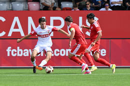 19.08.2026, München, Deutschland. FC Bayern München U19 vs. VfB Stuttgart U19 am FC Bayern Campus in München. Übersicht