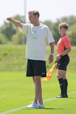 25.07.2026, Bad Wörishofen, Deutschland. Testspiel des SV Darmstadt 98 (2. Bundesliga) gegen die SG Sonnenhof Großaspach (3. Liga). Cheftrainer Florian Kohfeldt (SV Darmstadt 98)